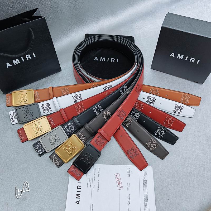 Amiri belt 38mmX90-125cm lb74